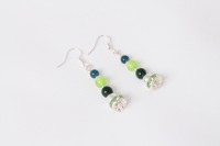 PENDIENTES BALL VERDE o NARANJA